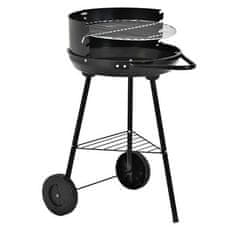 ProGarden Vrtni roštilj na drveni ugljen KO-C83000560 smalt 43 x 70 cm