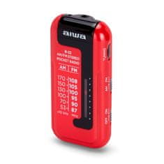 AIWA R-22RD prijenosni AM/FM radio sa slušalicama