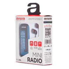 AIWA R-22BL prijenosni AM/FM radio sa slušalicama