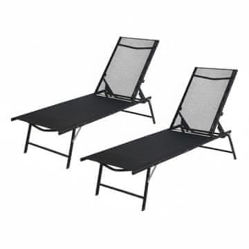 Denis Vrtna ležaljka, 185x57x31cm, čelik+tekstilen