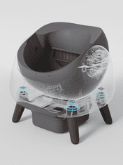 CATLINK Open X pametna kutija za pijesak za mačke, siva (CATLINK-C08-G)