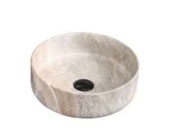 S6 Steklarstvo Šest UMIVAONIK bež S6SBR1, 35 × 35 × 11,5 cm