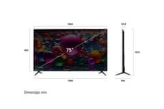 LG 75UA75006LA 4K UHD TV, webOS 25