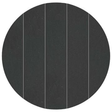 Vidaxl Podni sheet za bazen Crna Ø 610 cm Neslojno platno