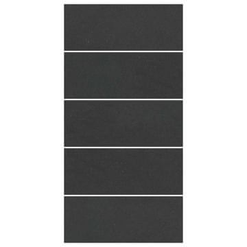 Vidaxl Podni sheet za bazen Crna 550 x 280 x 0,1 cm Neslojno platno