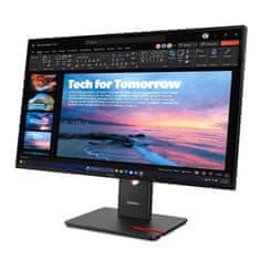 Lenovo ThinkVision T27QD-40 monitor, 68,5 cm (27), QuadHD, IPS, 120 Hz, crni (64AAGAT2EU)