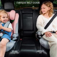 Kinderkraft I-COMFY autosjedalica, 76-150 cm, i-Size, crna