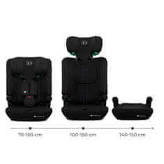 Kinderkraft I-COMFY autosjedalica, 76-150 cm, i-Size, crna