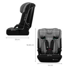 Kinderkraft I-COMFY autosjedalica, 76-150 cm, i-Size, tamno siva
