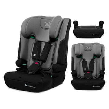 Kinderkraft I-COMFY autosjedalica, 76-150 cm, i-Size, tamno siva