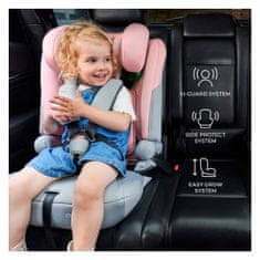 Kinderkraft I-COMFY autosjedalica, 76-150 cm, i-Size, tamno siva