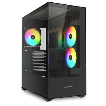 Sharkoon SK6 ARGB midiATX s prozorom crno kućište