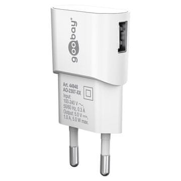 Goobay USB-A 5W bijeli punjač