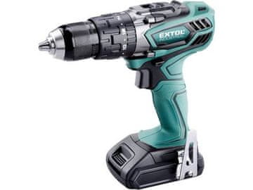 Extol Industrial Aku odvijač (8791110) with hammer, 18V Li-ion, 4 pole motor, 2000mAh