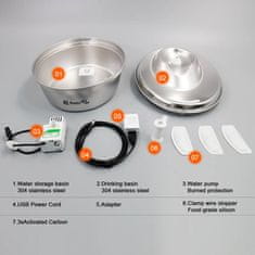 BOT Zamjenski filter za fontanu za kućne ljubimce D30, 3 kom.