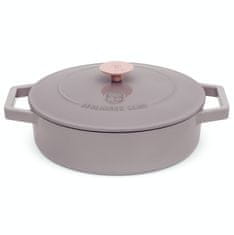 Berlingerhaus Lijevanoželjezna posuda za pečenje s poklopcem, 26 cm, Taupe kolekcija