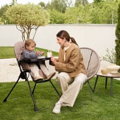 Kinderkraft BINCI dječja stolica, svijetlosiva