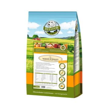 Bellfor Piletina s povrćem za pse | prirodni dodaci prehrani | hladno prešana hrana | Wiesen Schmaus 4 kg