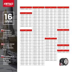 AMIO Lanci za snijeg 16 mm 4x4 KB-255 -02124
