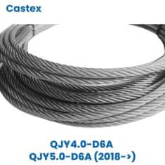 AXZ s.r.o. Čelično uže za dizanje Castex QJY4.0-D6A i QJY5.0-D6A (modeli od 2018.)