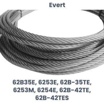 AXZ s.r.o. Zamjena Evert: Dvostupni kabel za dizanje 62B35E, 6253E, 62B-35TE, 6253M, 6254E, 62B-42TE, 62B-42TES