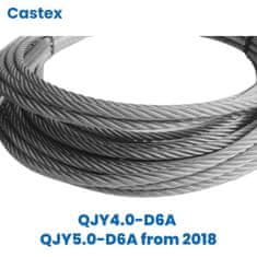 AXZ s.r.o. Čelično uže za dizanje Castex QJY4.0-D6A do 2018.