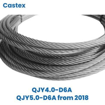AXZ s.r.o. Čelično uže za dizanje Castex QJY4.0-D6A do 2018.