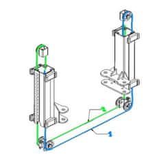 AXZ s.r.o. Aristo LM240, LA240 / ATH-Pure uže za sinkronizaciju dizanja 2,40 m, 2,40 a