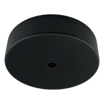 Okrugla metalna rozeta za sofit Ø10cm crna DPM