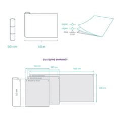 BE Higijenski ulošci na roli 60cm x 50cm ljubičasti s folijom 54g MedixPro 80kom