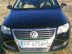 VW Passat B6 - Kromirane letvice za masku 3M Tuning