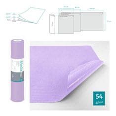 BE Higijenski uložak na roli 50cm x 50cm ljubičasti s folijom 54g MedixPro 80kom