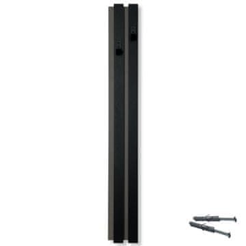 Flexistyle Drvena vješalica za odjeću Lamele 98cm modul 12cm crna