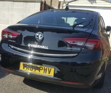 Opel Insignia B, HB - kromirana lajsna na poklopcu Tuning