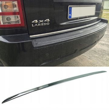 Jeep grand cherokee III WH WK - kromirana traka na poklopcu motora