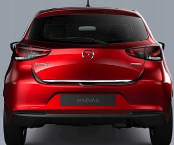 Mazda 2 III HB 2014+ Kromirana obloga poklopca prtljažnika