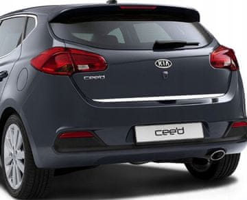 KIA Cee'd II HB JD - kromirani ukrasi Kromirana vrata prtljažnika