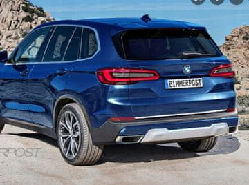 BMW X5 (G05, F95) 2018+ Kromirana obloga poklopca prtljažnika