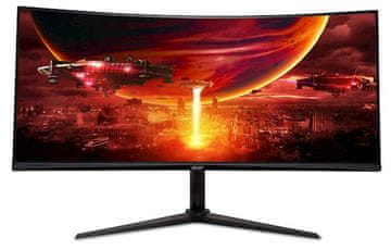 Acer Nitro ED340CURX0bmiipx monitor, 86,36 cm (34), Ultra široki QuadHD, 200 Hz, 1 ms, zakrivljenost 1000R, crna (UM.CE0EE.009)