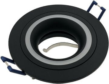 Trubus okrugli stropni reflektor crni GU10 ID-1004 Idealed