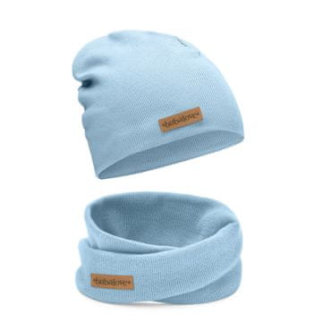 Topli pamučni set s kapuljačom za dječake, prijelazni, sivi, 42-48 cm