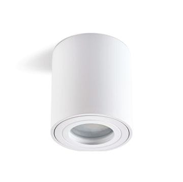 Nadgradni stropni reflektor za kupaonicu, bijeli, okrugli, IP44, 1xGU10 35W, AQUARIUS OKRUGLI, Kobi