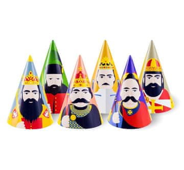 GoDan Papirnati šeširi "Royal Party" 6 kom. K6-CZP6