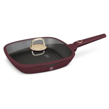 Berlingerhaus Tava za roštilj s titanskim premazom BH-8037 with lid 28 cm Leonardo Collection