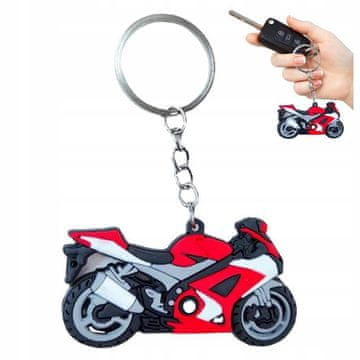 Chloé Crveni privjesak za ključeve za motocikliste