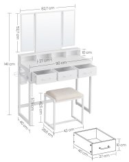 BE Toaletni stolić - RVT004W14
