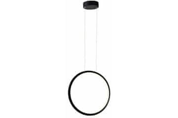 Moderna viseća lampa, crni vertikalni prsten, Ø33 cm, Ragi LED 18W, REA334601-02 Reality