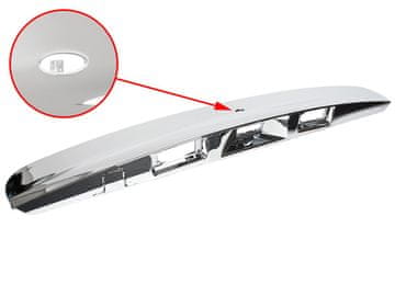 Nissan Qashqai J10 06-13 KROMIRANA obloga vrata prtljažnika + otvor za SMART KEY