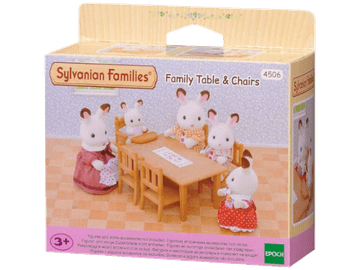 Sylvanian Families 4506 Blagovaonski set Stol i stolice 3+