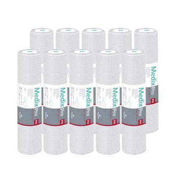 BE MedixPro higijenski jastučići u roli s X-prorezom za lice bijeli 40 g 500 komada